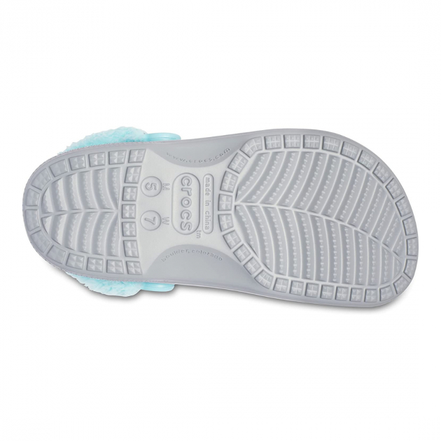 Сабо Baya Lined Fuzz-Strap Grey/Ice Blue