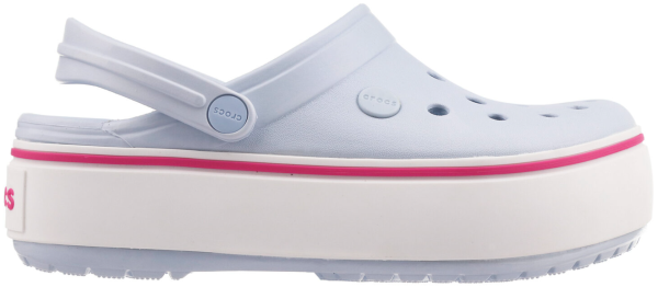 Сабо Crocband Platform Ice/Blue