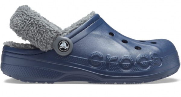 Сабо Baya Lined Fuzz-Strap Navy/Grey