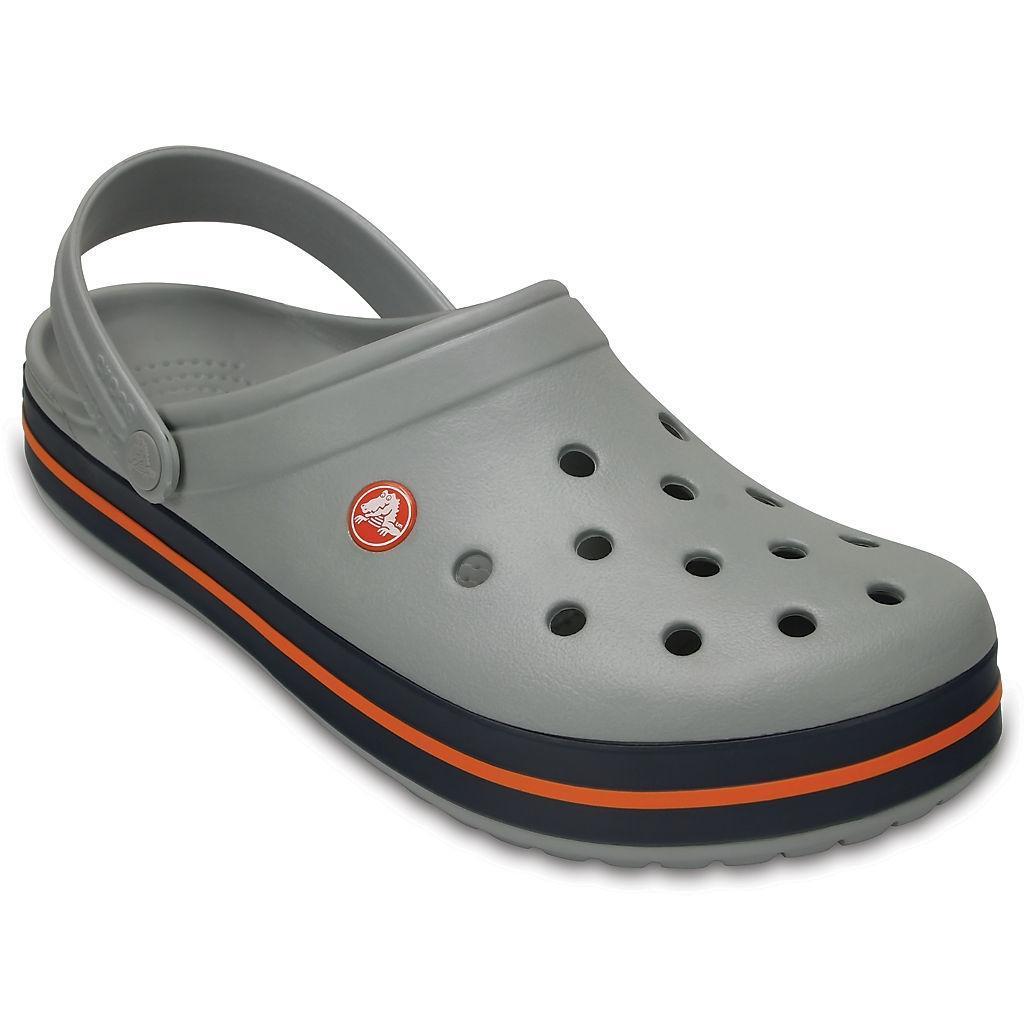 Сабо Crocband Light Grey/Navy