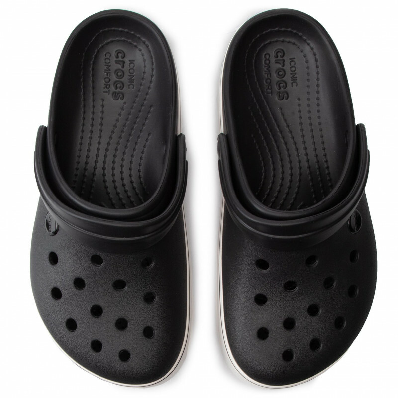 Сабо Crocband Platform Black/White