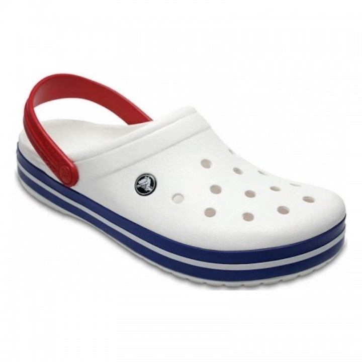 Сабо Crocband White/Blue