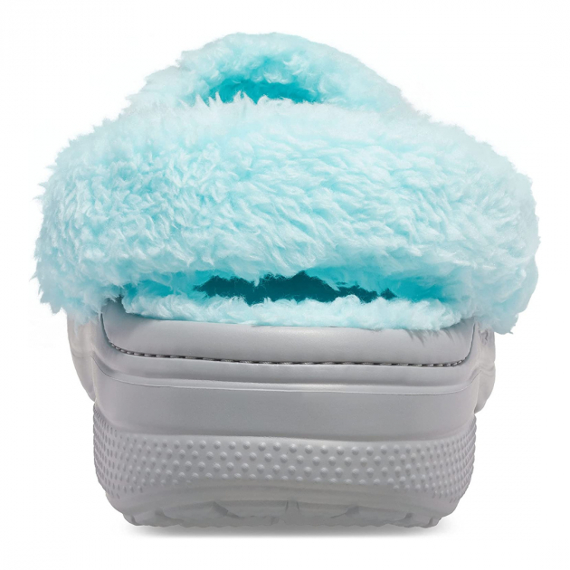 Сабо Baya Lined Fuzz-Strap Grey/Ice Blue