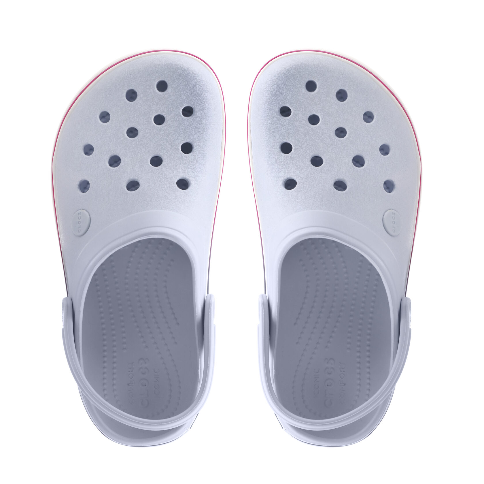 Сабо Crocband Platform Ice/Blue