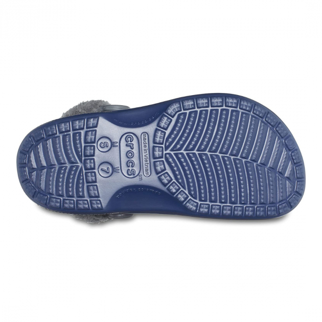 Сабо Baya Lined Fuzz-Strap Navy/Grey