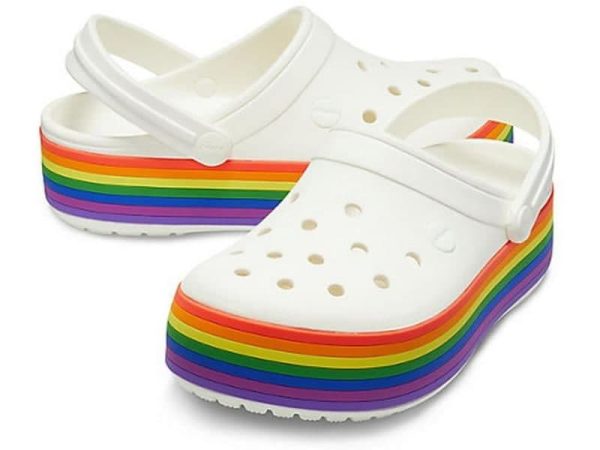 Сабо Crocband Platform Rainbow