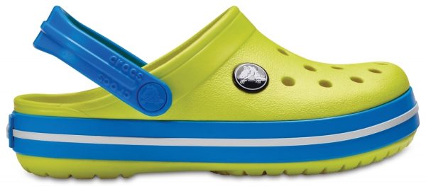 Сабо Kids Crocband Tennis Ball Green/Ocean