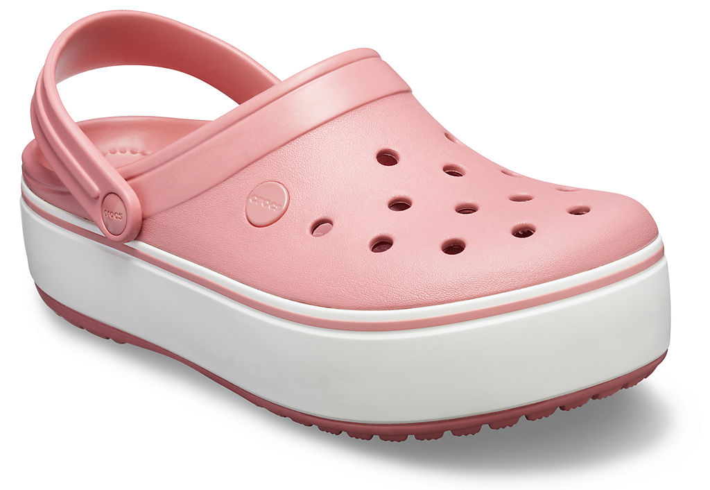 Сабо Crocband Platform Blossom/White