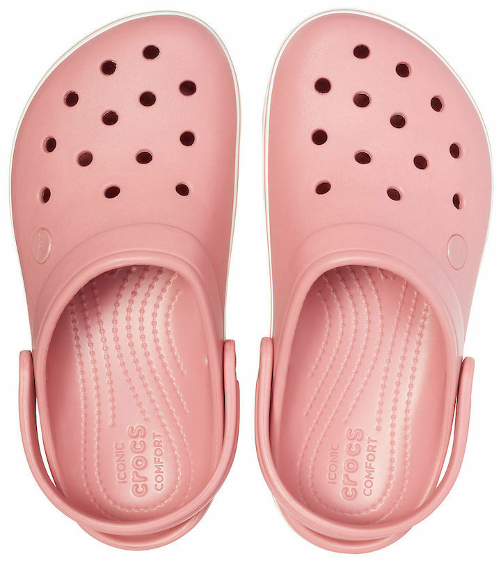 Сабо Crocband Platform Blossom/White