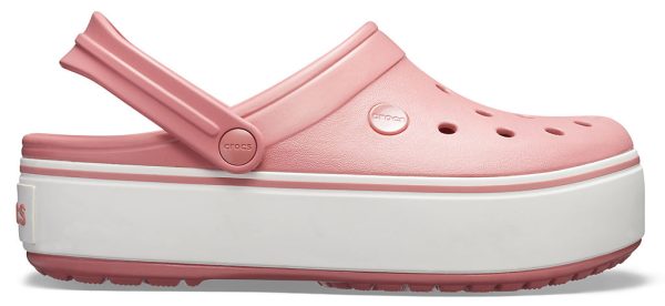 Сабо Crocband Platform Blossom/White